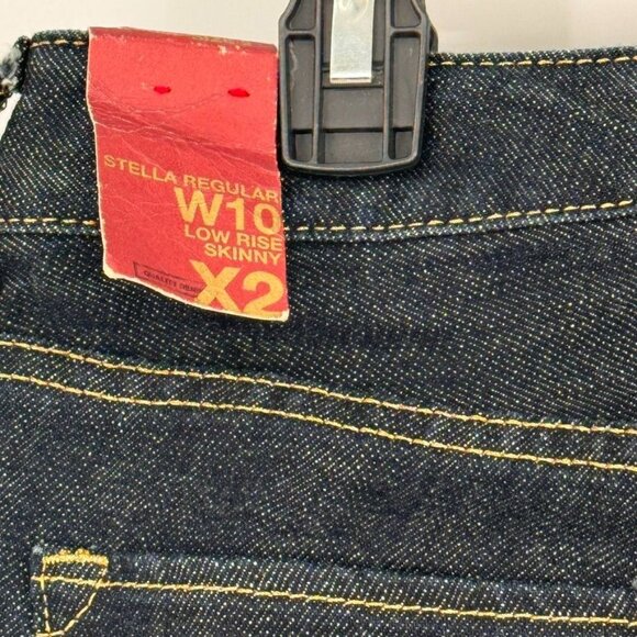 Express X2 Womens Stella Regular Skinny Low Rise Denim Jeans size 10 New - Picture 4 of 16